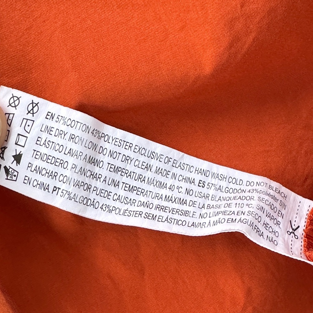 Forever 21 Orange Maxi Dress with cutouts and Spaghetti Straps - Picture 7 of 7